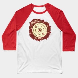 Gramophone retro disc Baseball T-Shirt